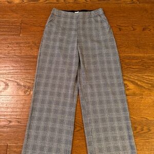 Max Studio Black and White‎ Checkered Trousers